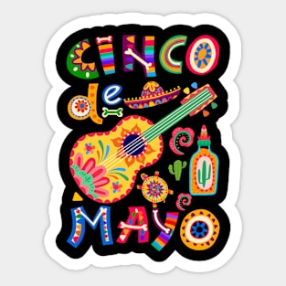 Cinco de Mayo Sticker